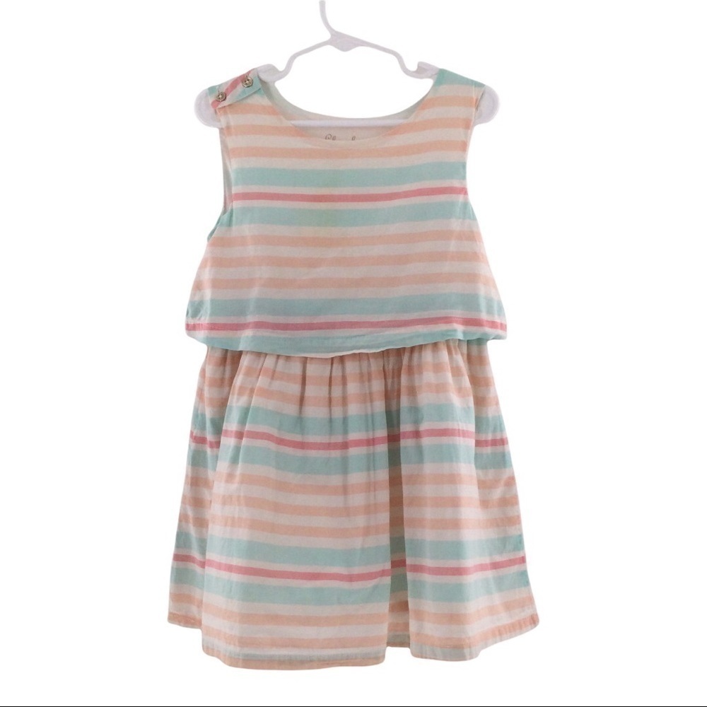 Cherokee Girls Striped Cotton Dress